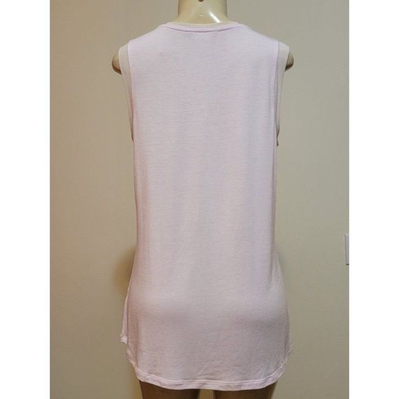 ATHLETA WOMEN'S BLUSH PINK T-SHIRT TOP TANK SIZE L #956 - Picture 4 of 9